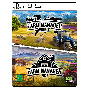 Jogo Farm Manager World x Farm Manager 2022 - PS5 Mídia Digital