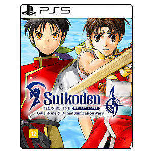 Jogo Suikoden I&II HD Remaster Gate Rune and Dunan Unification - PS5 Mídia Digital