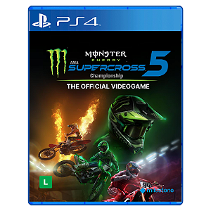 Jogo Monster Energy Supercross - The Official Videogame 5 - PS4 Mídia Digital