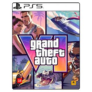 Jogo Grand Theft Auto VI GTA 6 - PS5 Mídia Digital Pré Venda