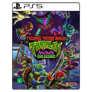 Jogo As Tartarugas Ninja: Mutantes à Solta - PS5 Mídia Digital