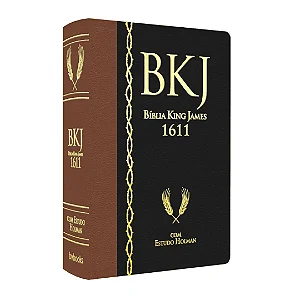 BÍBLIA BKJ FIEL 1611 COM ESTUDO HOLMAN - CAPA DUOTONE