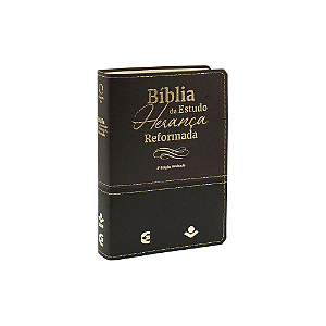 Bíblia de Estudo Herança Reformada (2ª edição) - preta e vinho