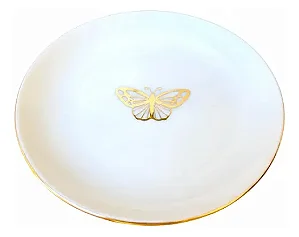 Joia do Dia 10.5cm Borboletas e Filete em Ouro