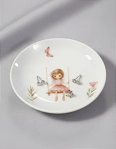 1 Joia Do Dia 10,5cm Fada Princesa Porcelana Schmidt