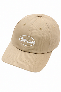 Boné Dad Hat Box Bella Chic Bege