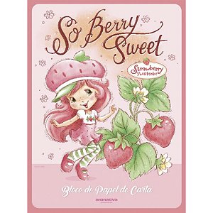 Bloco de Papel de Carta Moranguinho - 48 Folhas - Animativa