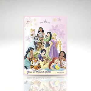 Papel de Carta Princesas - 48 Folhas - Animativa