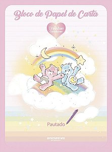 Bloco de Papel de Carta Ursinhos Carinhosos - 48 Folhas - Animativa