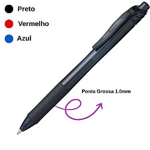 Caneta EnerGel 1.0mm - Pentel