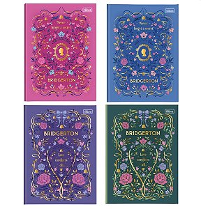 CADERNO BROCHURA BRIDGERTON  COLEGIAL - 80 FOLHAS - TILIBRA