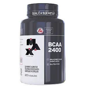 Bcaa 2400mg 200 Cápsulas - Max Titanium