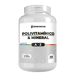 Polivitamínico De A-Z 120 Tabletes - NewNutrition