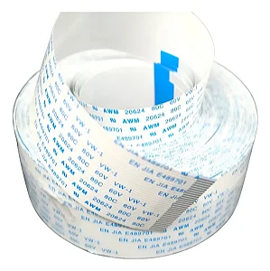 Cabo Flat Longo 24vias (invertida) 5,7mt - 3,2cm - Passo 1,25mm