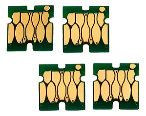 Kit 4 Chip para Cartucho Tinta Surecolor F6070 Cmy / Bk Ou Hdk