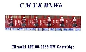 Kit 6 Chip Full Mimaki Ujf-3042 Ujf-6042 -SPC-0659