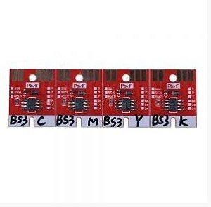 Kit Chip Full Mimaki Bs3 - Jv150 / Jv300 - Chip Permanente - 4 unidades