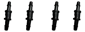 4 Conector Emenda De Redução 3x2mm UV - Preto