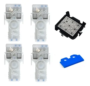 Kit 4 Damper + Cap + Wiper Dx7 Mimaki Jv150 / Jv300 / Cjv150