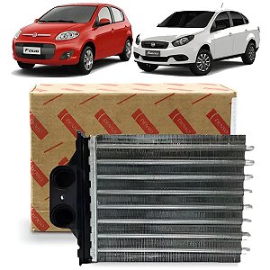 RADIADOR AR QUENTE FIAT GRAND SIENA 2012/... MOBI NOVO FIORINO NOVO UNO 2011/... NOVO PALIO 2012/...