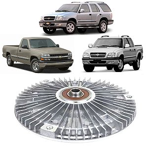 POLIA VISCOSA (MIOLO DE HELICE) S10 BLAZER 2000/.. SILVERADO 1997/02 FRONTIER X-TERRA 2003/08 2.8 12V
