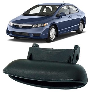 MAÇANETA EXTERNA COM TRAVA DE APOIO DESCANSO DO BRAÇO CIVIC G8 2007 A 2011