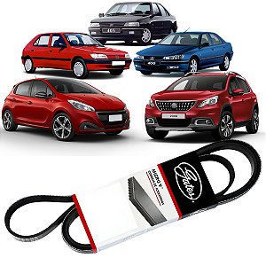 CORREIA POLY-V ALTERNADOR 208 2008 306 405 406 C3 XSARA 1.6 2.0