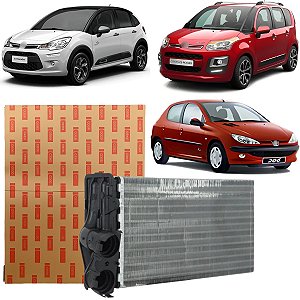 RADIADOR AR QUENTE C3 2006 A 2020 C3 PICASSO 2011 A 2016 206 2000 A 2009