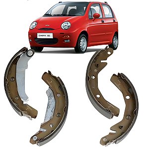 JOGO SAPATA DE FREIO 170X30 CHERY QQ 1.0 1.1 2010 A 2021