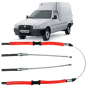 CABO FREIO DE MÃO FIORINO 1.0 1.3 1.5 1.6 SPI / MPI 1994 A 2004 FIORINO 1.3 1.5 MOTOR FIRE 2004 A 2010