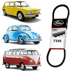 CORREIA ALTERNADOR FUSCA BRASILIA 1.3 1.5 KOMBI VARIANT 1.6 8V AR