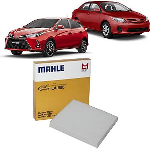 FILTRO DE AR PARA CABINE COROLLA 1.6 1.8 16V 2002 A 2014 YARIS 1.3 1.5 2018 A 2022