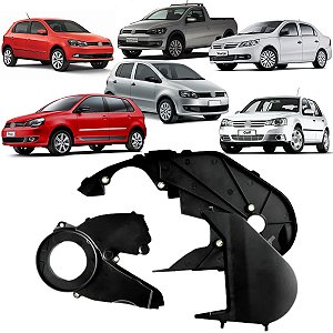 KIT CAPA PROTEÇÃO CORREIA DENTADA POLO 1.0 GOLF 1.6 8V GOL SAVEIRO VOYAGE FOX