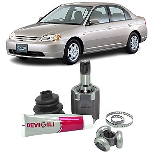 TULIPA COM TRIZETA CIVIC 1.7 16V MANUAL 2001 2002 2003 2004 2005 2006