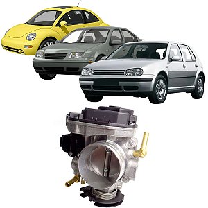 CORPO DE BORBOLETA NEW BEETLE BORA GOLF 2.0 8V 1998 1999 2000 2001