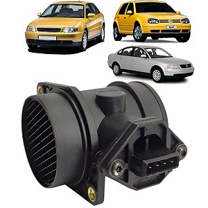 MEDIDOR DE FLUXO DE AR MAF A4 AVANT A3 A4 POLO GOLF GTI PASSAT VARIANT PASSAT 1997/...