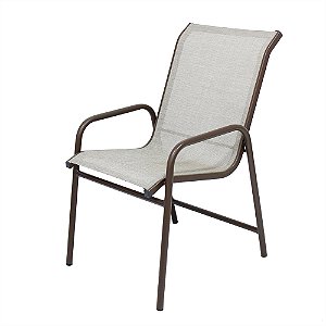 Poltrona Sling em Tela Sling e Alumínio