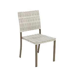 Cadeira Margarida de Fibra Sintética e Alumínio