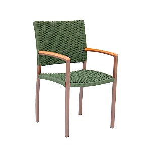 Poltrona Acelga em Corda Náutica e Alumínio