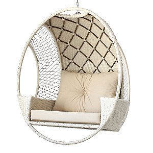 Balanço Floracea de Fibra Sintética e Alumínio