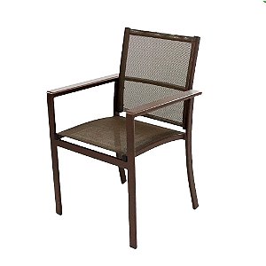 Poltrona Perpétua de Tela Sling e Alumínio Sem Madeira