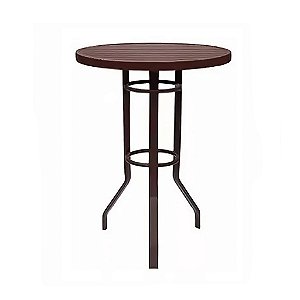 Mesa Bistrô Ripada em Alumínio