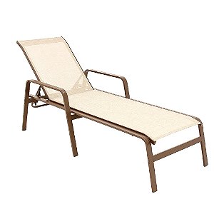 Espreguiçadeira Lótus Premium em Tela Sling