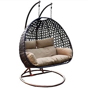 Balanço Ostra em Fibra Sintética e Alumínio com Suporte