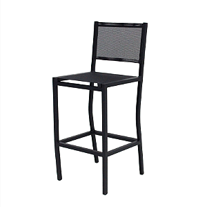 Banqueta Frésia em Tela Sling sem braços