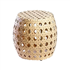 Puff em Fibra Sintética Trama Indiana