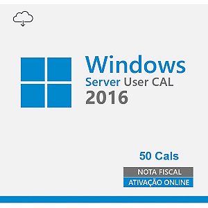 Cal de Acesso Remoto Windows Server 2016 – 50 dispositivos
