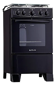 FOGAO ATLAS 4 BOCAS COLISEUM PLUS PRETO 20