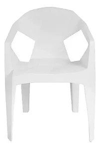 POLTRONA MODERNA DIAMANTE ECO BRANCA