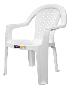 POLTRONA SOLPLAST JACARECICA BRANCA